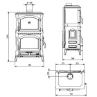 Houtkachel La Nordica Isotta Forno Evo Kw Goedkoop Kopen