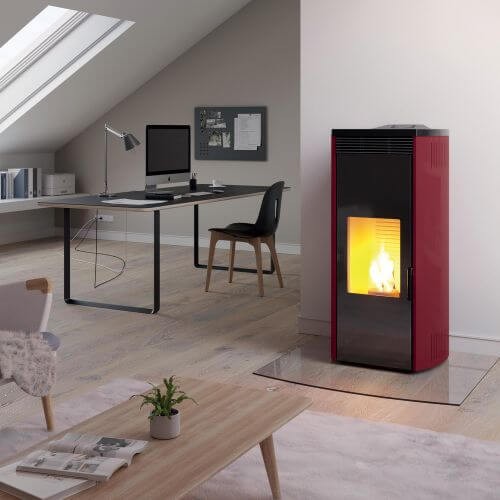 Voorbeeld: Pelletkachel Palazzetti Ecofire Giorgia 9 kW