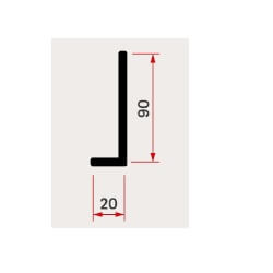 Kachel toebehoor Schmid - Frame voor Ekko 45(45) h passend in combinatie met steunframe systeem