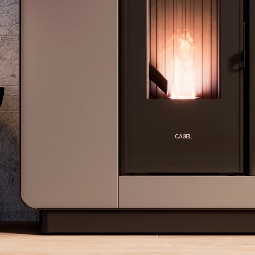 Voorbeeld: Pelletkachel Cadel Elle Plus 9 Up-Twin 8,5 kW