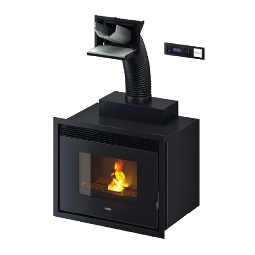 Pellet Inbouwhaard Cadel Saturno 16 | 18 kW watervoerend