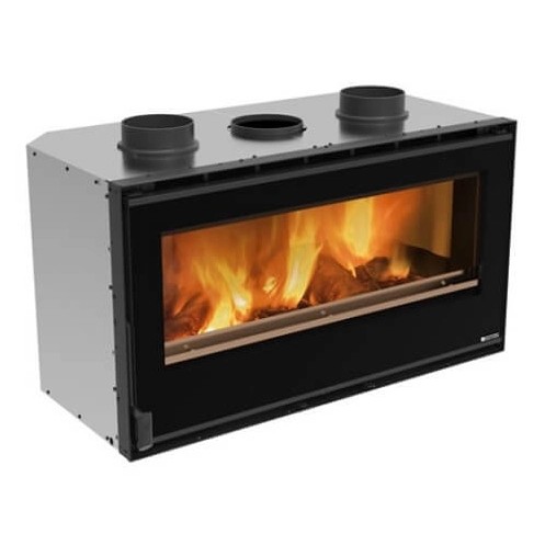 Inbouwhaard La Nordica Inserto 100 Crystal - Ventilato 9,5 kW