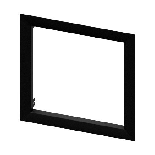 Kachel toebehoor Max Blank - sierlijst voor KE 3 recht 73x73cm antraciet