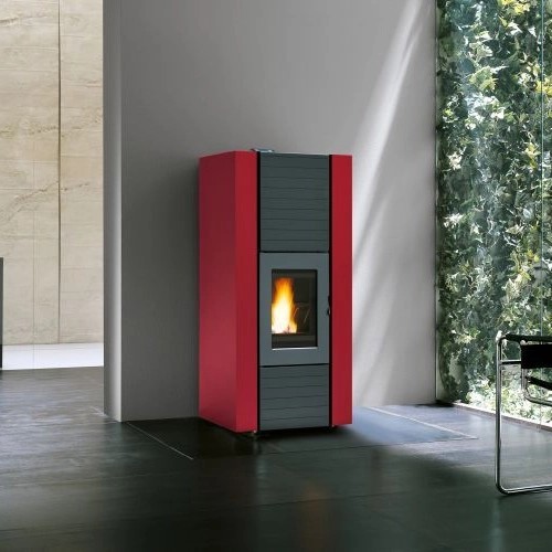 Voorbeeld: Pelletkachel PALAZZETTI Ecofire Martina Idro Lux 10 kW watervoerend