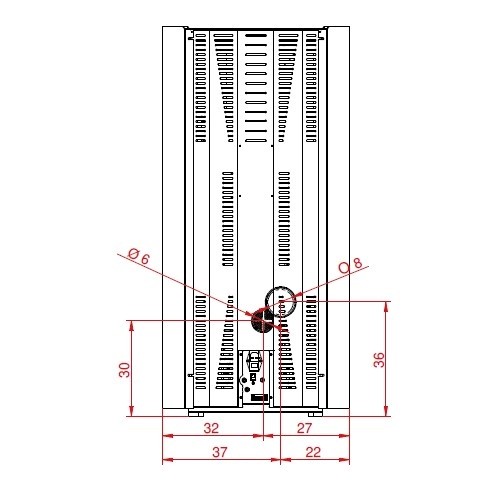 Voorbeeld: Pelletkachel Palazzetti Ecofire Clelia TC US 9,3 kW