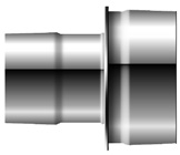 Overgangsstuk DW/EW - dubbelwandig - Schräder Future DW