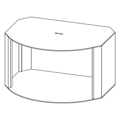 Kachel toebehoor Austroflamm - Koko Xtra basis, h = 30 cm