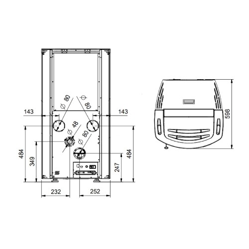 Voorbeeld: Pelletkachel La Nordica Extraflame Terry Plus 12,1 kW