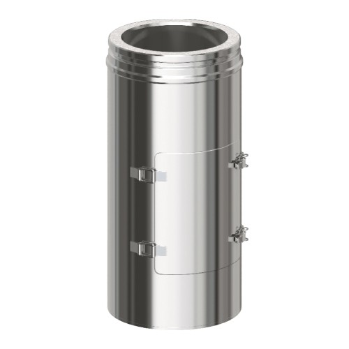 Buiselement 500 mm met kogelvanger - dubbelwandig - Schiedel ICS