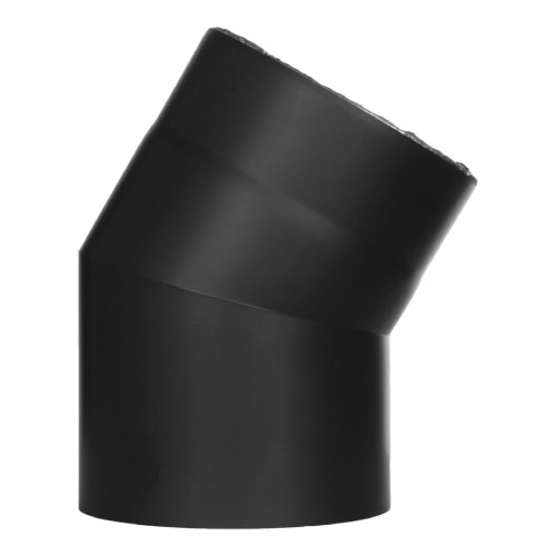 Ofenrohr 15-ISO017 - Winkel 30° schwarz