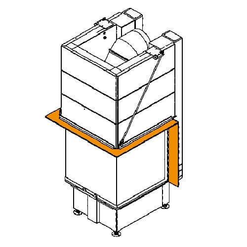 Kachel toebehoor Spartherm - Frame voor Arte U-90h