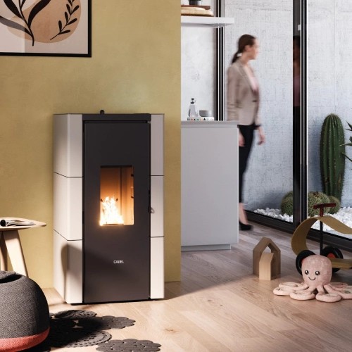 Voorbeeld: Pelletkachel Cadel Cristal 7 | 7 kW