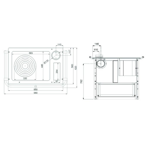 Voorbeeld: Kookkachel Wamsler Westminster Landhausherd K 85 F/A 6 kW