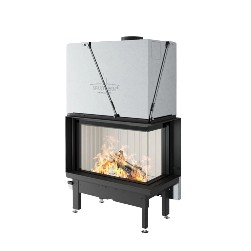 Inbouwhaard Spartherm Premium V-2R-80h 10,5 kW hoekhaard, schuifdeur