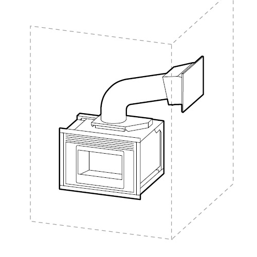 Pelletkachel toebehoor MCZ - Kit LINK voor SIDE