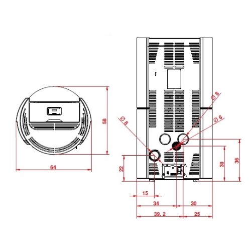 Voorbeeld: Pelletkachel Palazzetti Ecofire Lilibet 13 | 13,2 kW