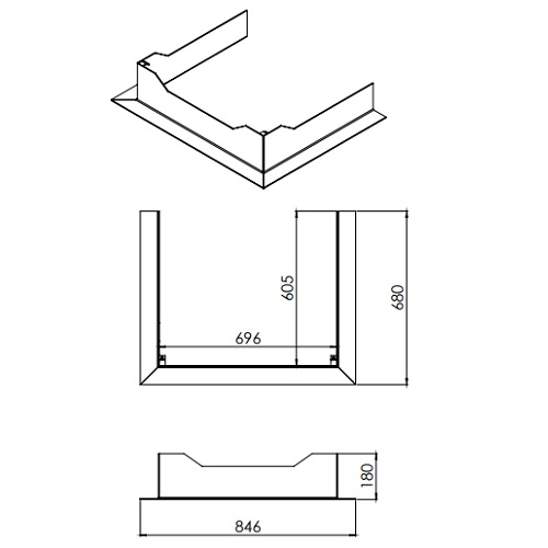 Gashaard toebehoor DRU - Ondersteunend frame voor Maestro 60/3 RCH / Tall RCH