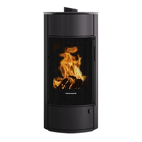 Houtkachel Oranier Polar Neo W+ pureBLACK 6,5 kW