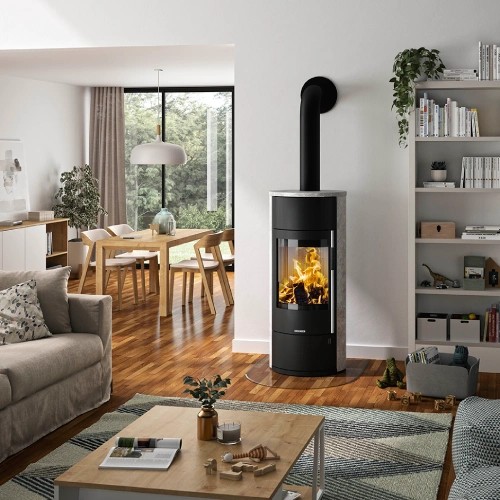 Voorbeeld: Houtkachel Oranier Polar Neo Vantage W+ | 6,5 kW warmteopslag kachel