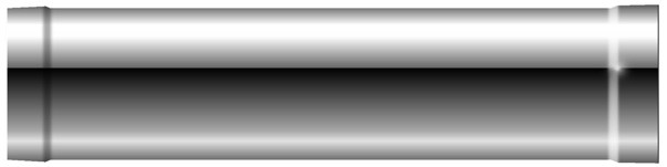 Rookkanaal element 505 mm NL - dubbelwandig - Schräder Future DW
