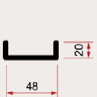 Kachel toebehoor Schmid - Frame voor Lina 7363 h / Lina 7363 TV