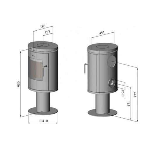 Voorbeeld: Houtkachel Morsoe 6148 | 5,9 kW