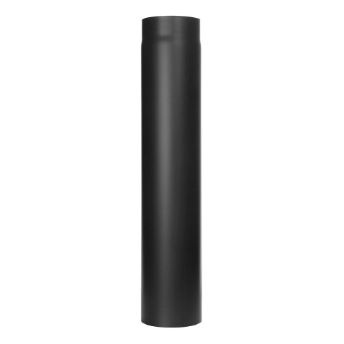 Kachelpijp - Lengte element 750 mm - zwart - Tecnovis Tec-Stahl