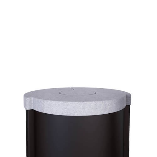 Kachel toebehoor Olsberg - afdekplaat, natuursteen serpentine voor Tenorio Power System Compact