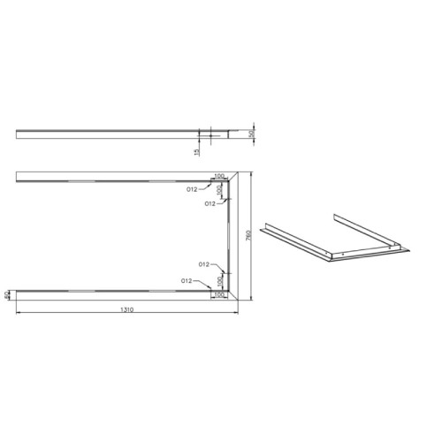 Kachel toebehoor Spartherm - Ondersteunend frame voor Arte U-90h