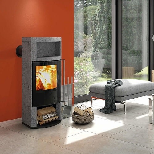 Voorbeeld: Houtkachel Spartherm Moro 5 kW