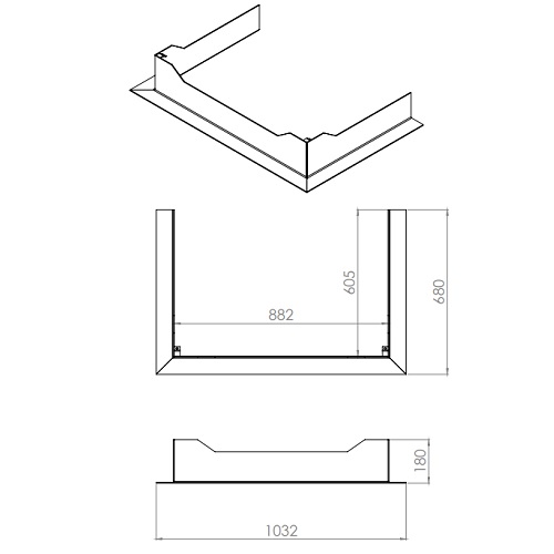 Gashaard toebehoor DRU - Ondersteunend frame voor Maestro 80/3 RCH