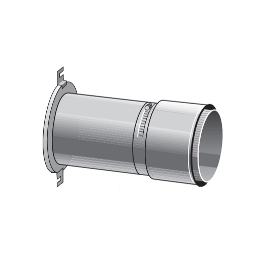 Verbindingsstuk met dezelfde diameter met WFS (voor 2 mm stalen buis) - enkelwandig - Raab EW-FU