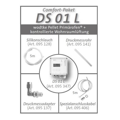 Accessoires voor pelletkachels Wodtke - DS 01 L Comfort Pakket