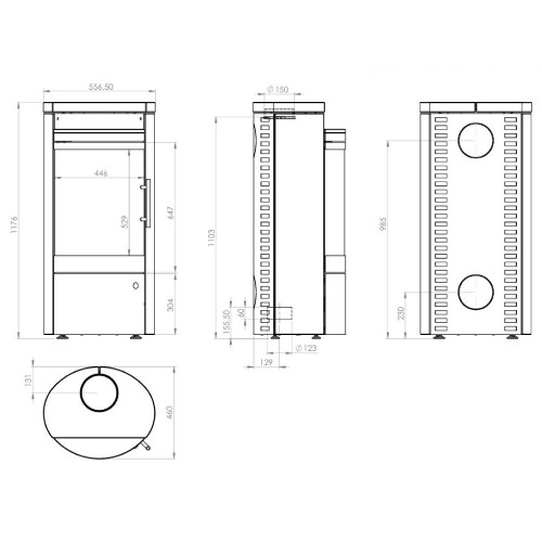 Voorbeeld: Houtkachel Königshütte Libra 5 kW