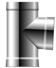 Verbrandingsaansluiting 90° - dubbelwandig - Schräder Future DW