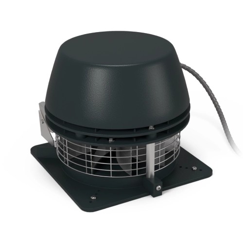 Rookgasventilator Exodraft RS met 4-hoekige bodemplaat