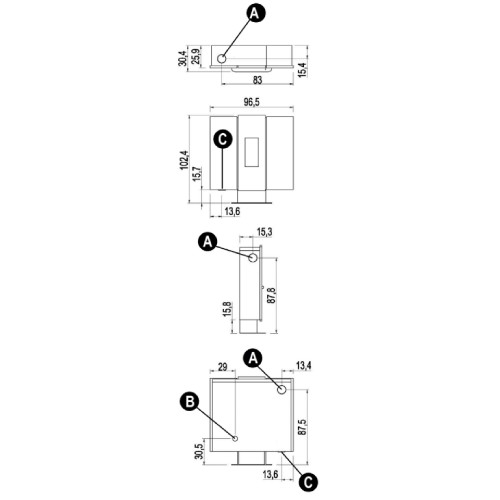 Voorbeeld: Pelletkachel Cadel Wall Plus 10 | 10 kW