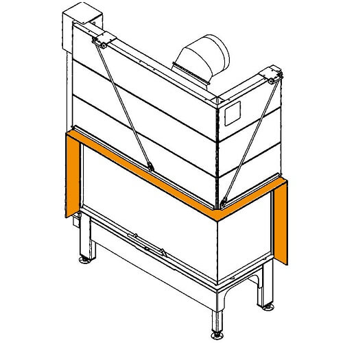 Kachel toebehoor Spartherm - Frame voor Varia 2R-68h