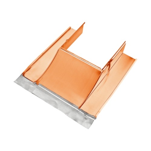 Koperen schoorsteenafdekking, onderkant, grootte 1, 32-55 – Grömo