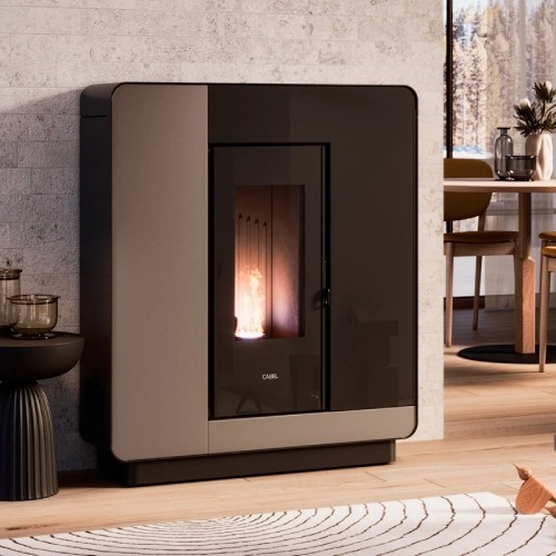 Voorbeeld: Pelletkachel Cadel Elle Plus 9 Up-Twin 8,5 kW