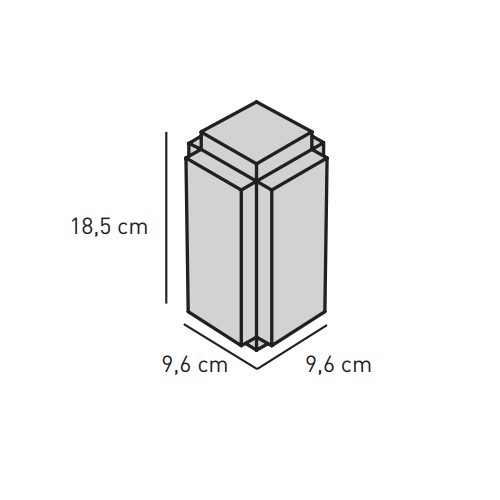 Kachel toebehoor Skantherm - Thermosteen opslagsteen (ca. 5 kg), 1 stuk