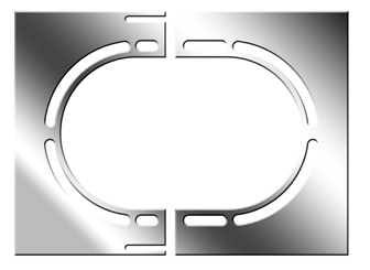 Universele Paneel, geventileerd, 0° - 45° - dubbelwandig - Schräder Future DW