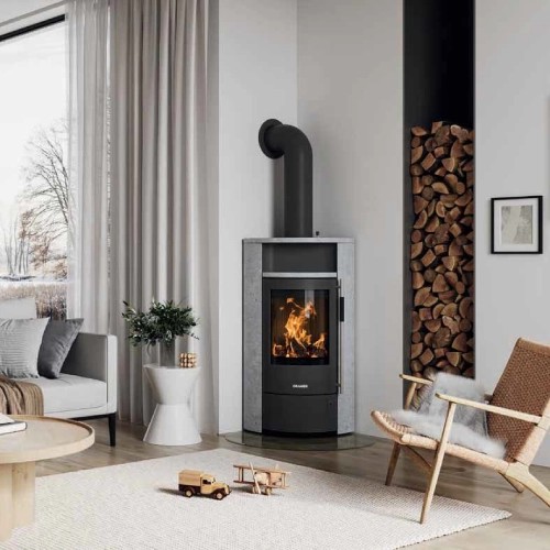 Voorbeeld: Houtkachel Oranier Polar Neo Eck 6,5 kW