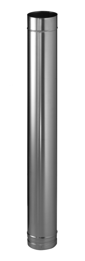 Rookkanaal element 1000 mm met dubbele mof - enkelwandig - Schiedel PRIMA PLUS