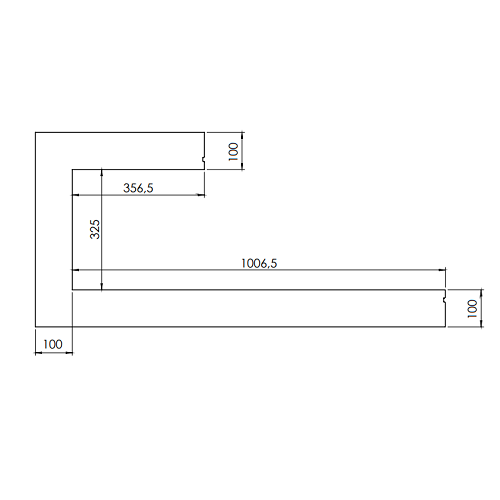 Gashaard toebehoor DRU - Inbouwframe voor Metro 100XTL-41 RCH