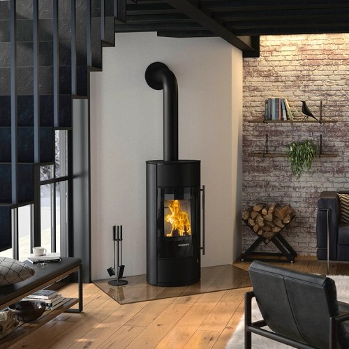 Voorbeeld: Houtkachel Oranier Polar Neo Blackline 6,5 kW