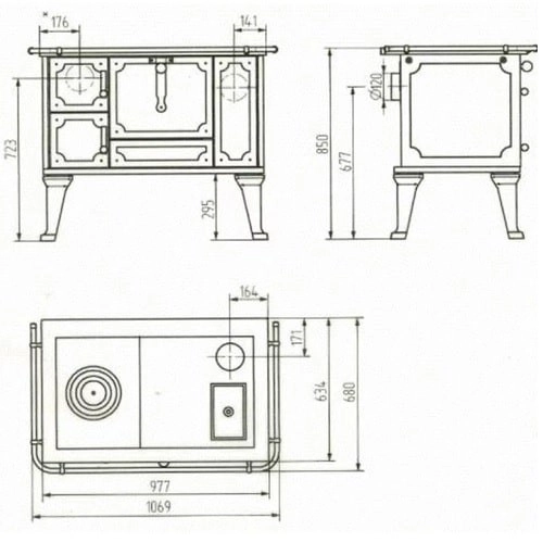 Kookkachel Wamsler Jubiläumsherd K 138 J 7 kW