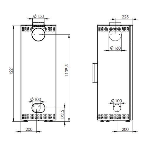 Voorbeeld: Houtkachel Fireplace Royal 6 kW