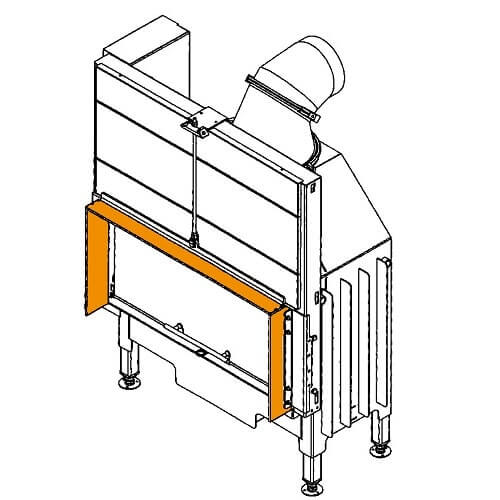 Kachel toebehoor Spartherm - Frame voor Varia AS-FDh/Varia ASh