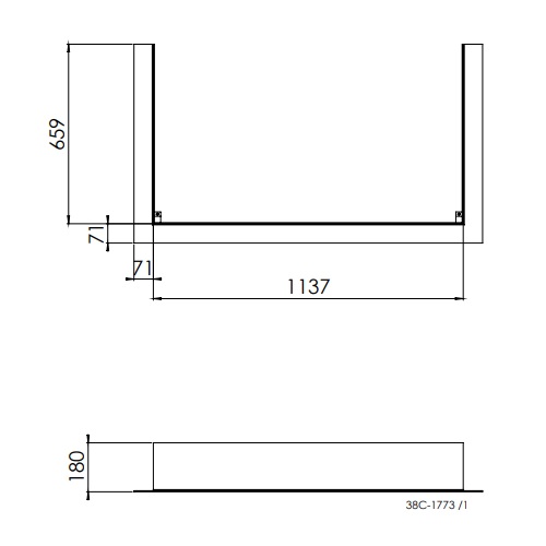 Gashaard toebehoor DRU - Ondersteunend frame voor Metro 100XT/3-41 RCH